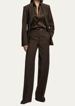 Ralph Lauren CollectionTri-Strap O-Ring Leather Belt