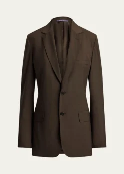 Ralph Lauren CollectionTropical Wool Single-Breasted Blazer