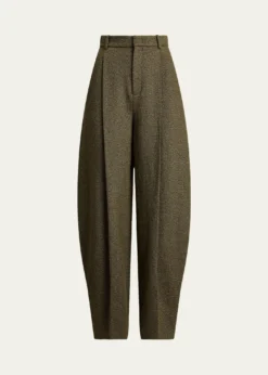 Ralph LaurenHerringbone Barrel-Leg Trousers