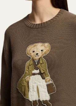 Ralph LaurenPolo Bear Lofty Cashmere Crewneck Sweater