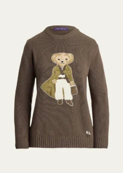 Ralph LaurenPolo Bear Lofty Cashmere Crewneck Sweater