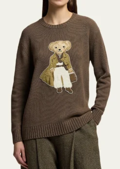 Ralph LaurenPolo Bear Lofty Cashmere Crewneck Sweater