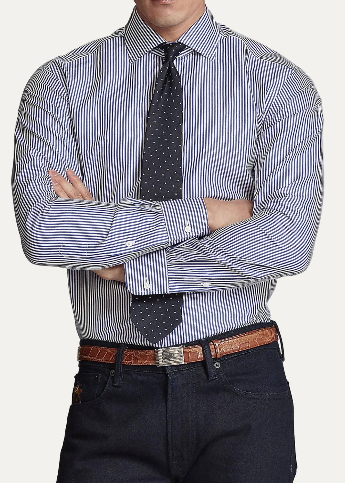 Ralph Lauren Purple LabelBengal-Stripe Shirt