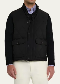 Ralph Lauren Purple LabelCarleton Quilted Down Vest