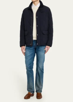 Ralph Lauren Purple LabelCarleton Quilted Down Jacket