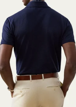 Ralph Lauren Purple LabelCotton-Cashmere Piqué Polo Shirt