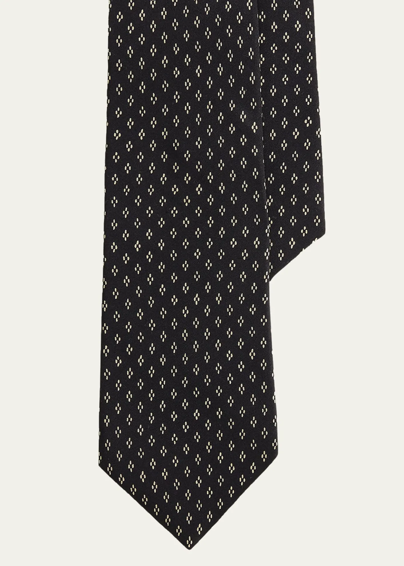 Ralph Lauren Purple LabelDotted-Diamond Silk Tie