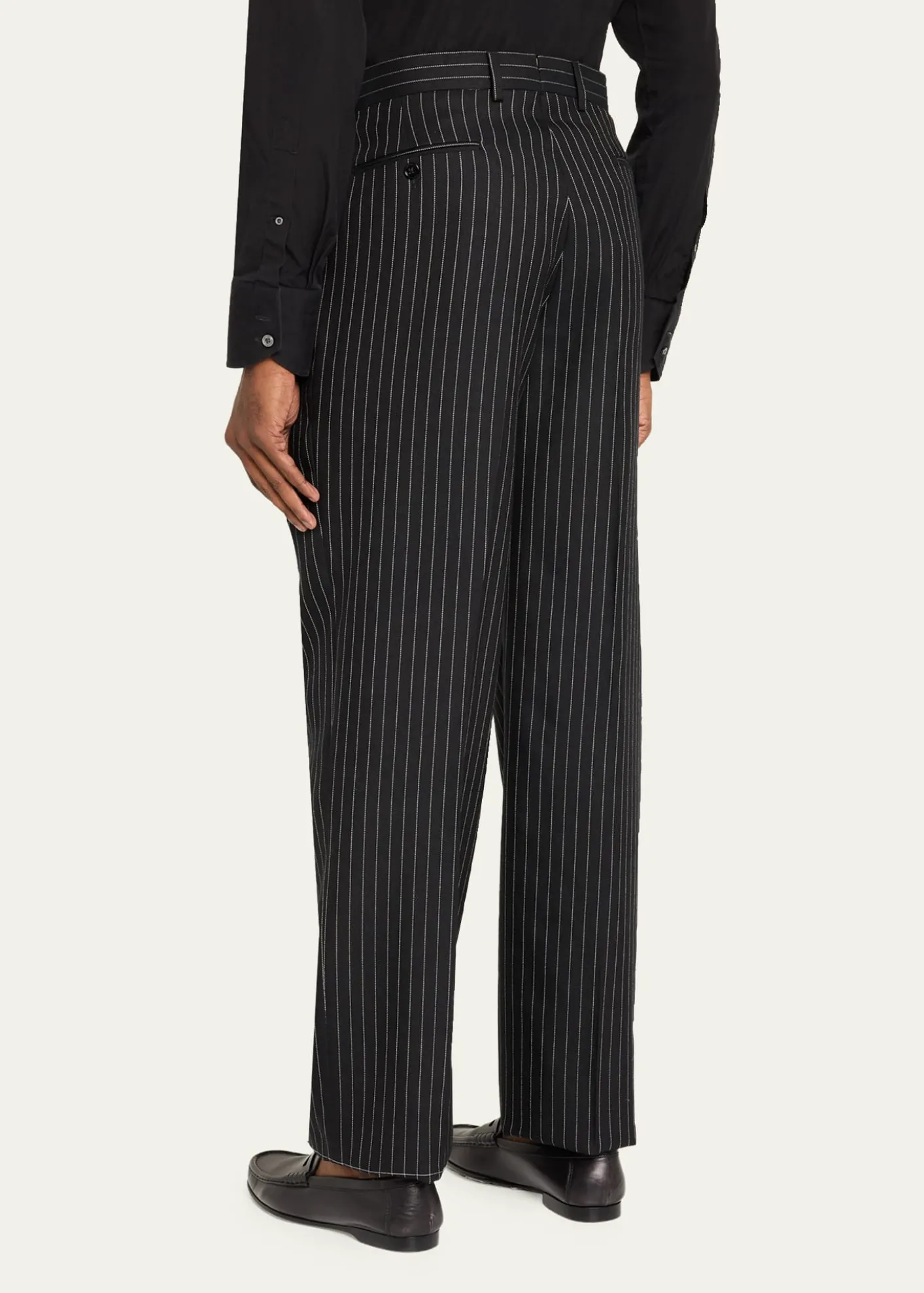 Ralph Lauren Purple LabelGlenn Handmade Rope-Stripe Trouser