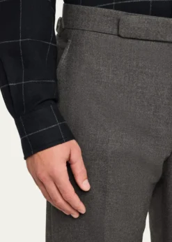 Ralph Lauren Purple LabelGregory Hand-Tailored Flannel Trouser