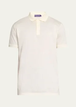 Ralph Lauren Purple LabelMen's RL Pique Polo Shirt