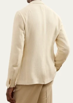 Ralph Lauren Purple LabelMen's Cotton Panama Weave Single-Breasted Blazer