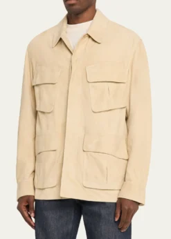 Ralph Lauren Purple LabelMen's Suede Field Jacket