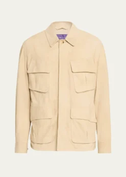 Ralph Lauren Purple LabelMen's Suede Field Jacket