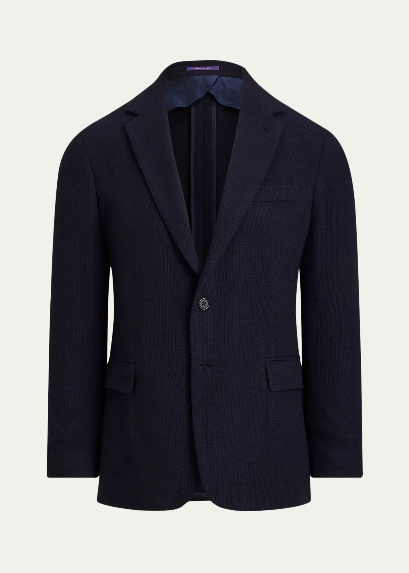 Ralph Lauren Purple LabelMen's Textured Wool Notch Lapel Sport Coat