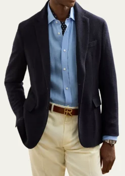 Ralph Lauren Purple LabelMen's Textured Wool Notch Lapel Sport Coat