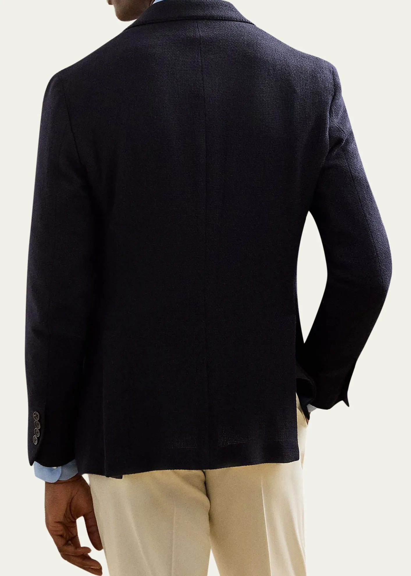 Ralph Lauren Purple LabelMen's Textured Wool Notch Lapel Sport Coat