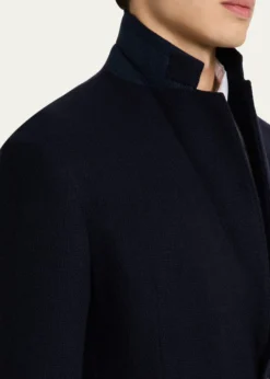 Ralph Lauren Purple LabelMen's Textured Wool Notch Lapel Sport Coat