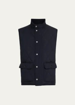 Ralph Lauren Purple LabelMen's Carleton Quilted Down Vest