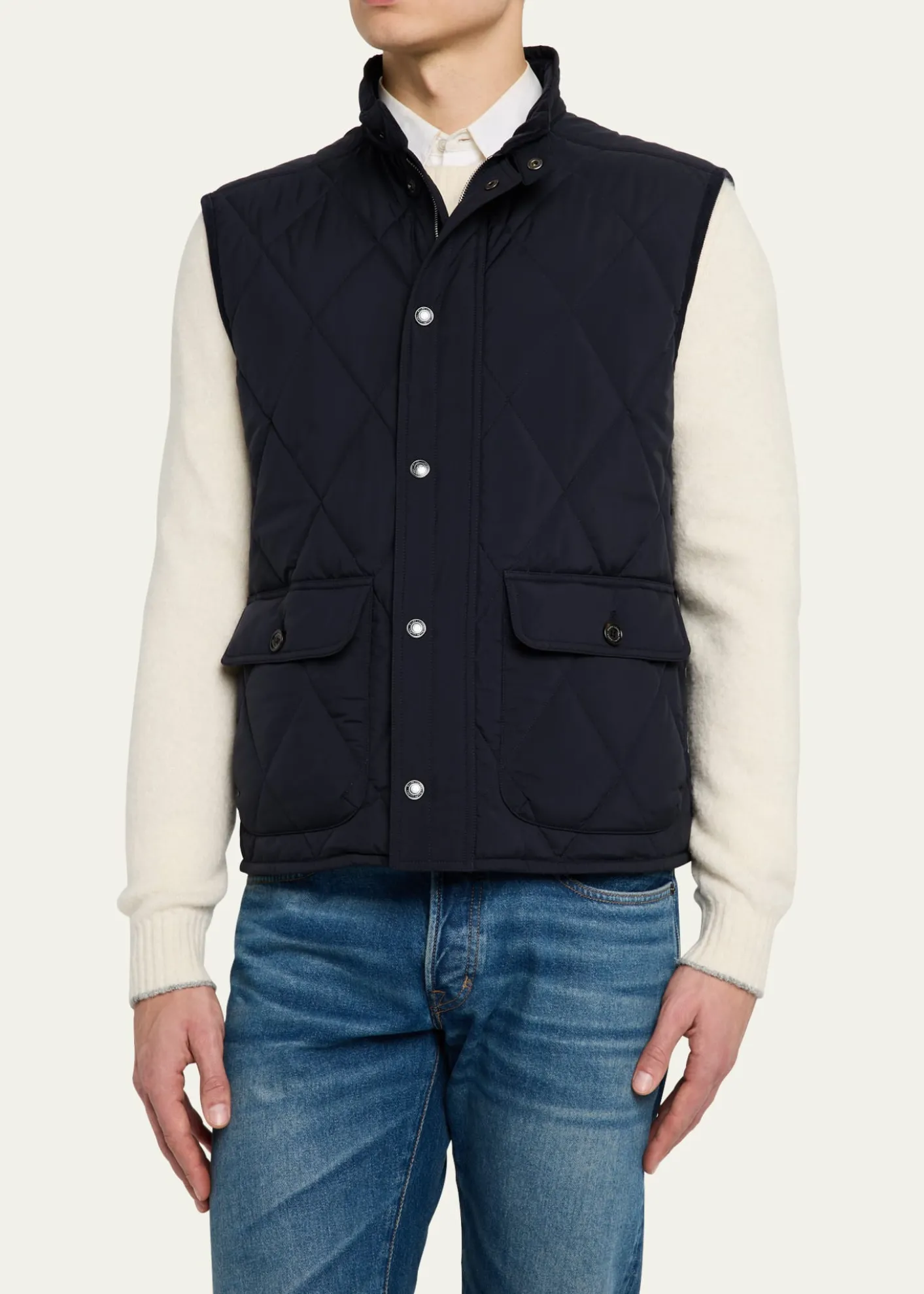 Ralph Lauren Purple LabelMen's Carleton Quilted Down Vest