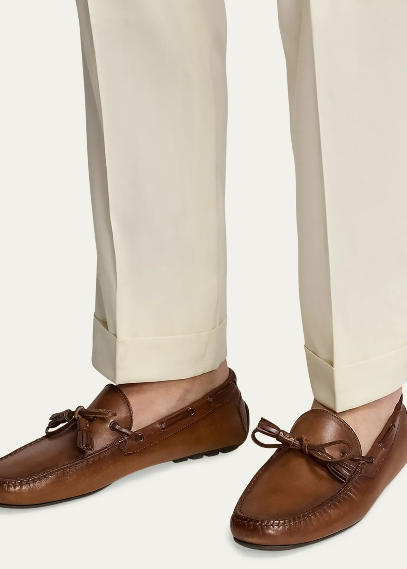 Ralph Lauren Purple LabelMen's Harold Hand-Burnished Leather Drivers