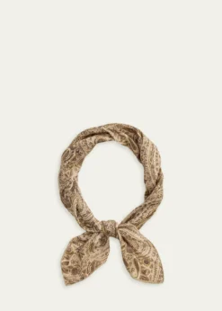 Ralph Lauren Purple LabelMen's Paisley-Print Silk Neckerchief