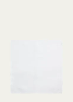 Ralph Lauren Purple LabelMen's Solid Linen Pocket Square