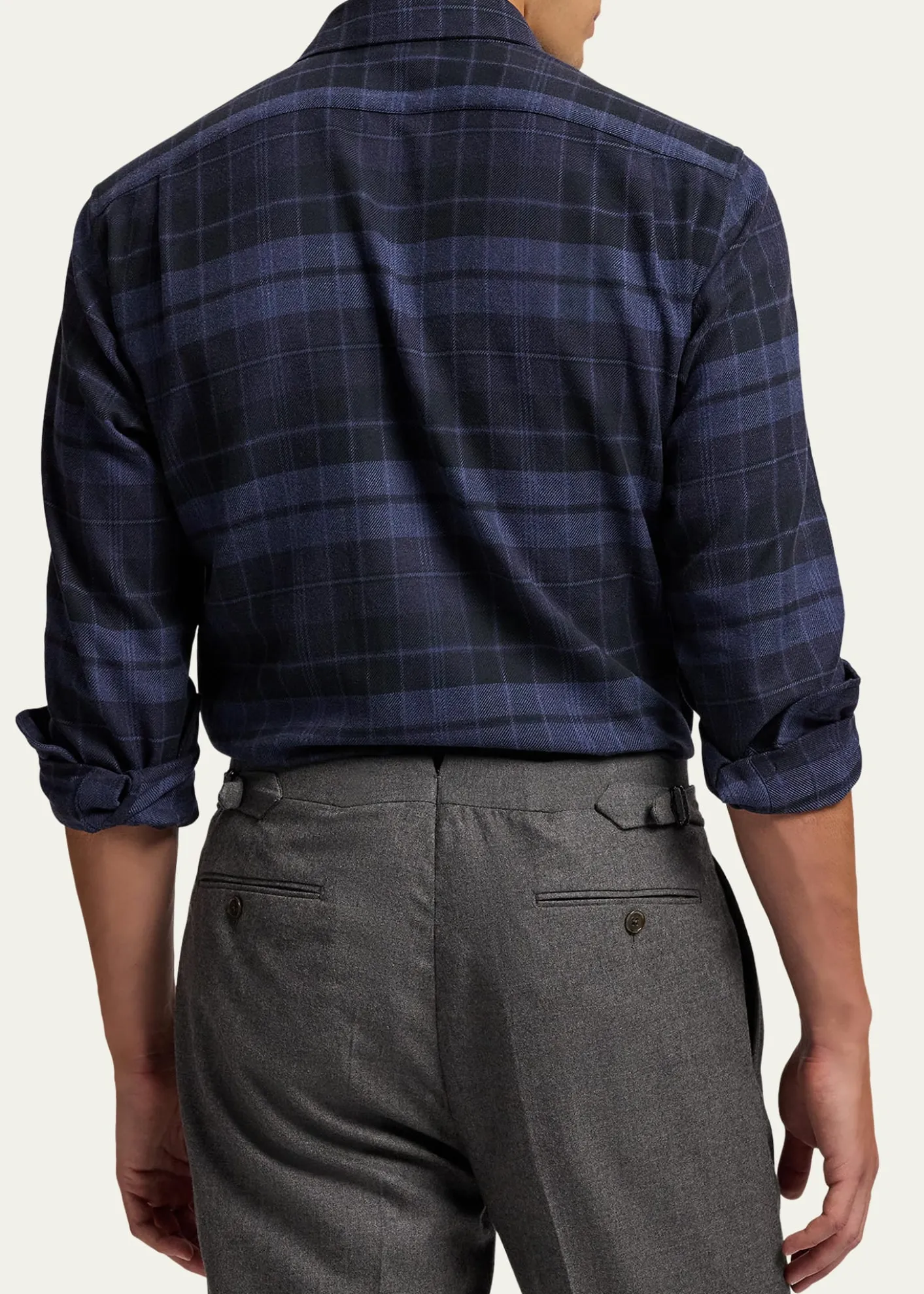 Ralph Lauren Purple LabelPlaid Twill Shirt
