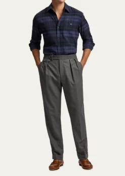 Ralph Lauren Purple LabelPlaid Twill Shirt
