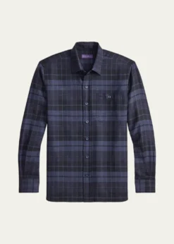 Ralph Lauren Purple LabelPlaid Twill Shirt