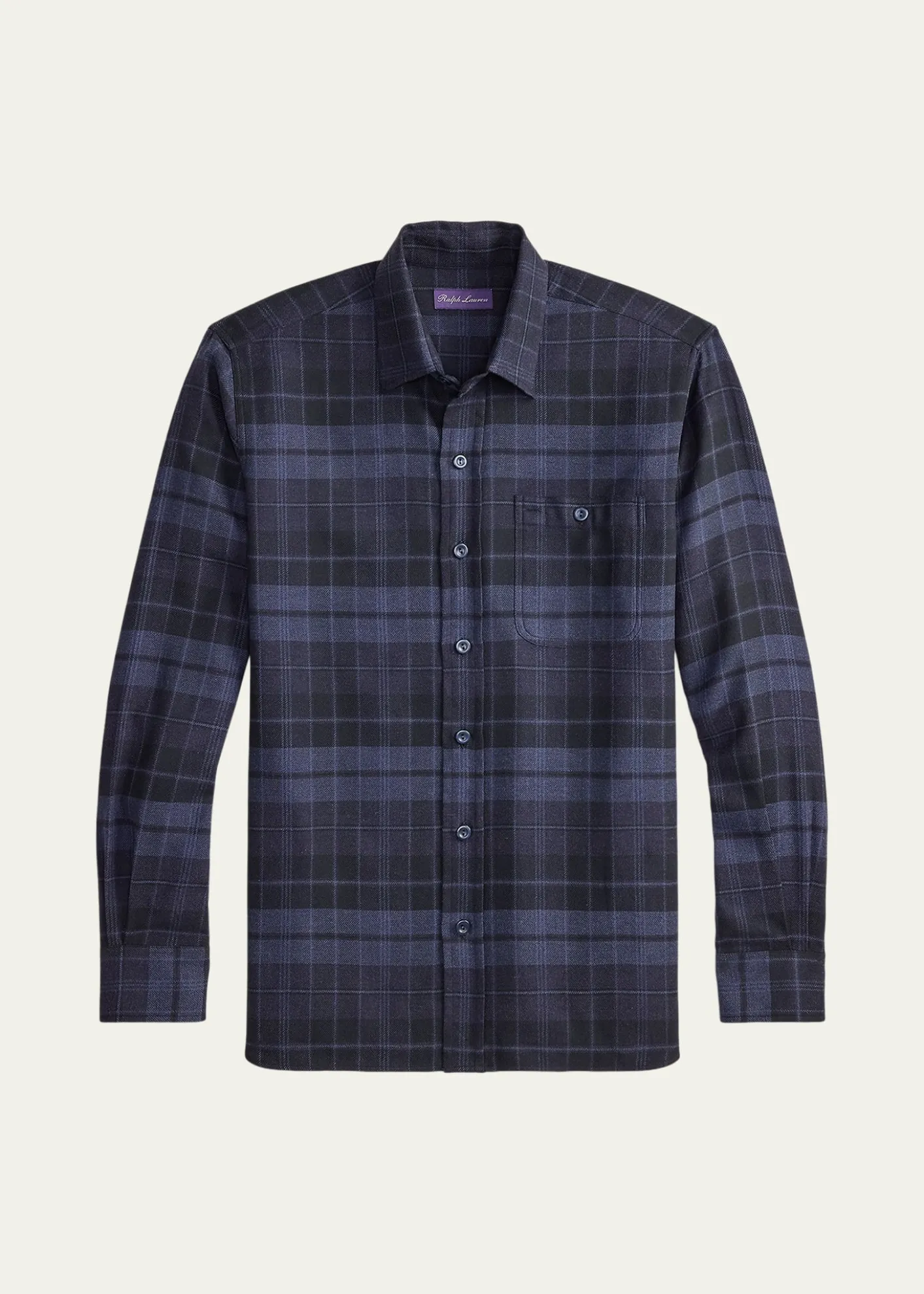 Ralph Lauren Purple LabelPlaid Twill Shirt