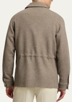 Ralph Lauren Purple LabelRipley Wool-Cashmere Four-Pocket Jacket