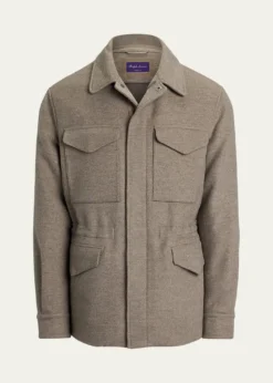 Ralph Lauren Purple LabelRipley Wool-Cashmere Four-Pocket Jacket