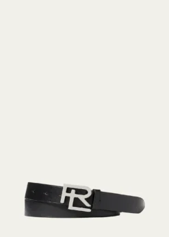 Ralph Lauren Purple LabelRL Vachetta Leather Belt