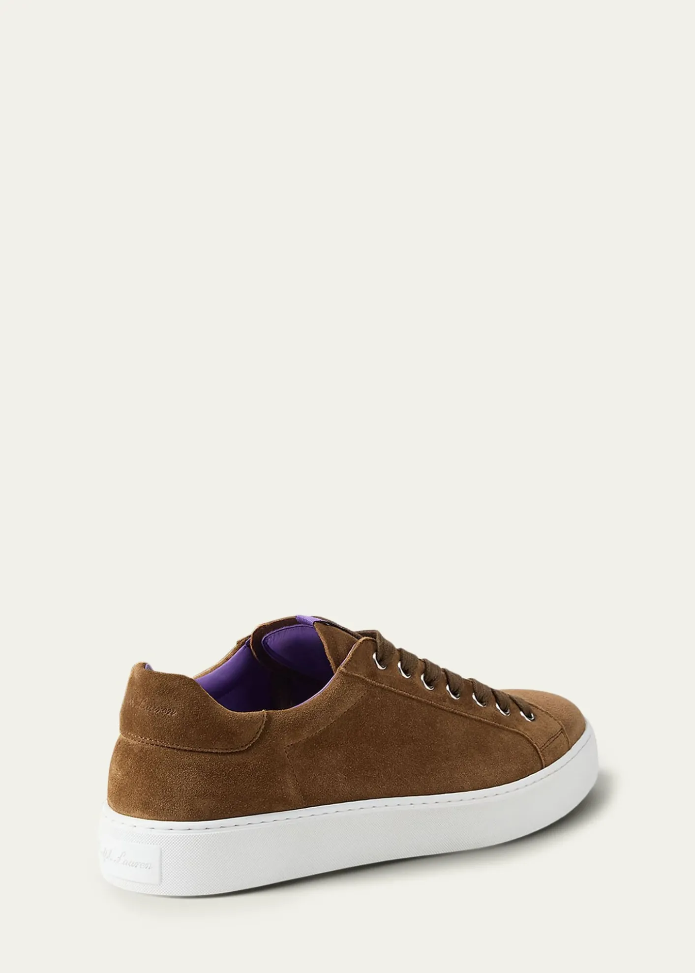 Ralph Lauren Purple LabelSevern Calf-Suede Sneaker