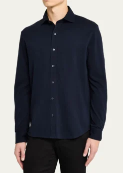 Ralph Lauren Purple LabelWashed Piqué Shirt