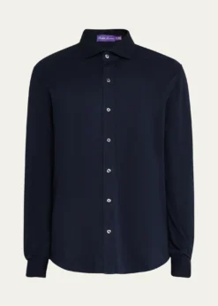 Ralph Lauren Purple LabelWashed Piqué Shirt