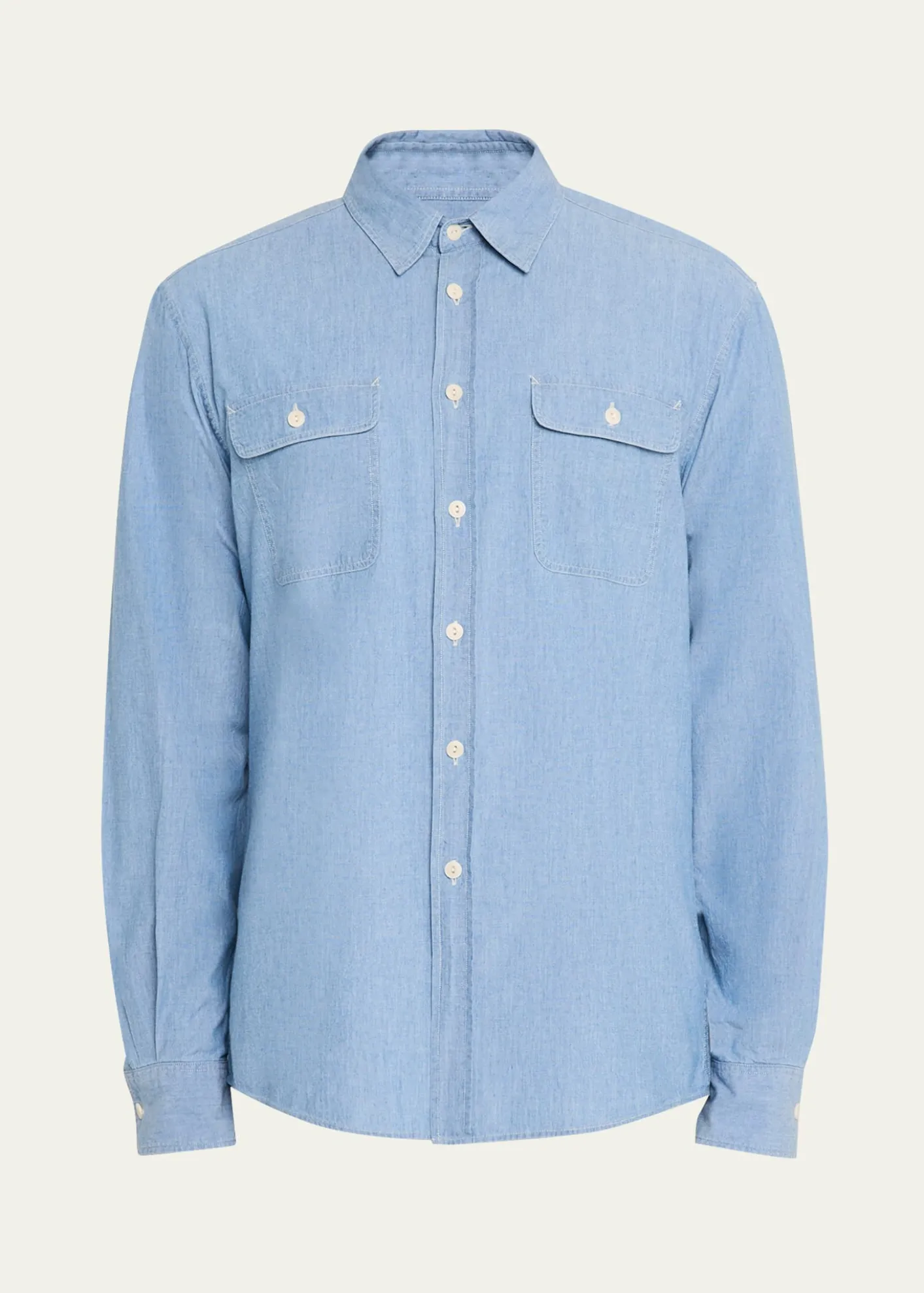 Ralph Lauren Purple LabelWashed Chambray Shirt