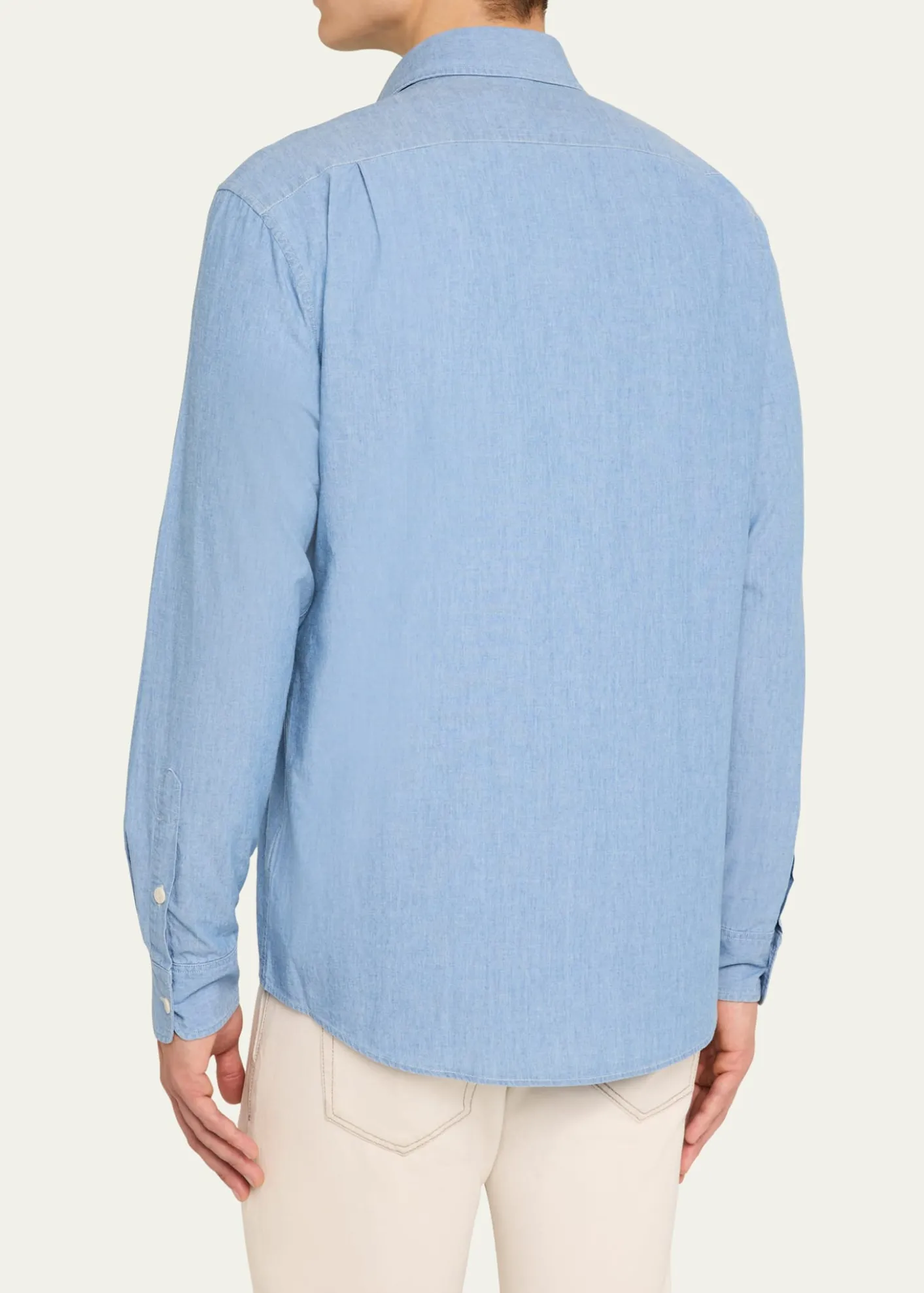Ralph Lauren Purple LabelWashed Chambray Shirt