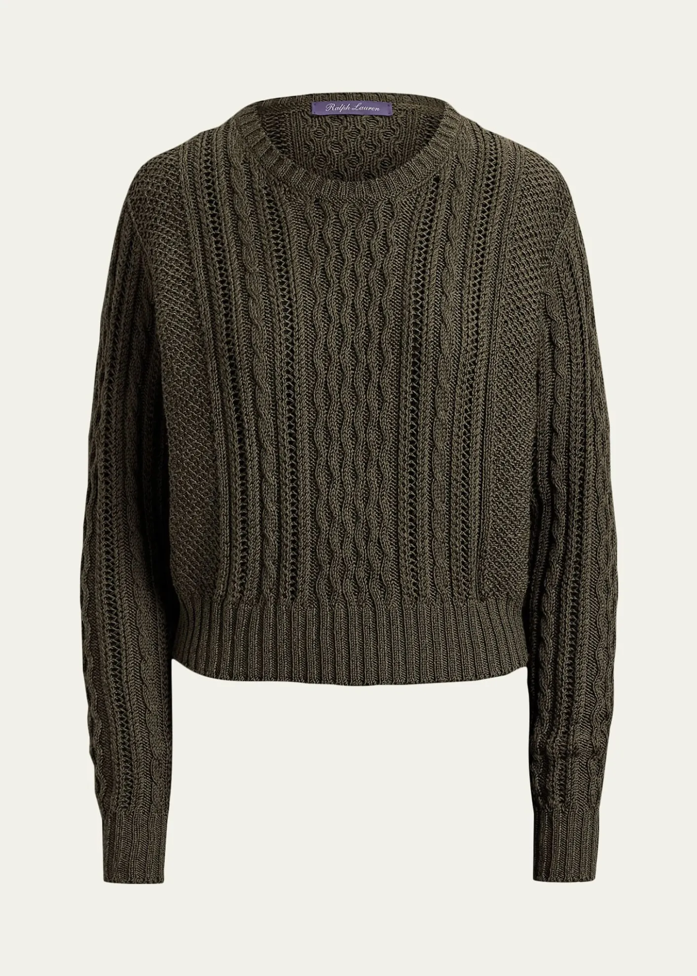 Ralph LaurenSilk-Cashmere Multi-Knit Sweater