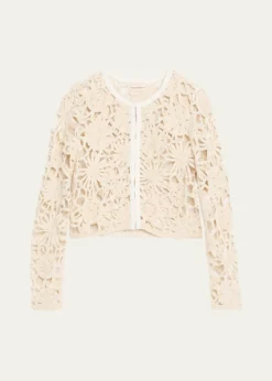 Ramy BrookAdelynn Openwork Floral Jacket