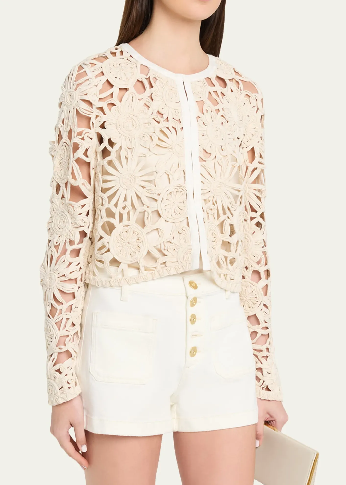 Ramy BrookAdelynn Openwork Floral Jacket