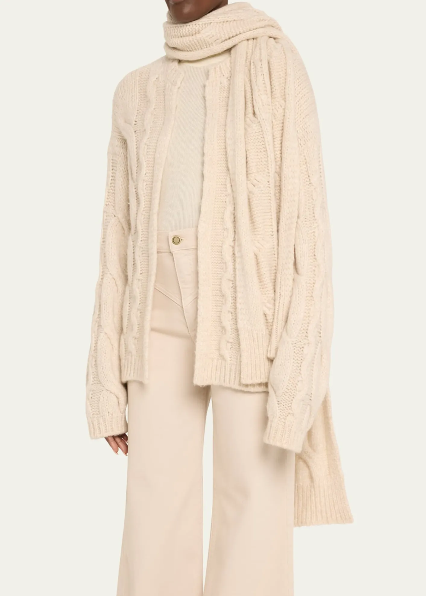 Ramy BrookAgnes Cable-Knit Sweater
