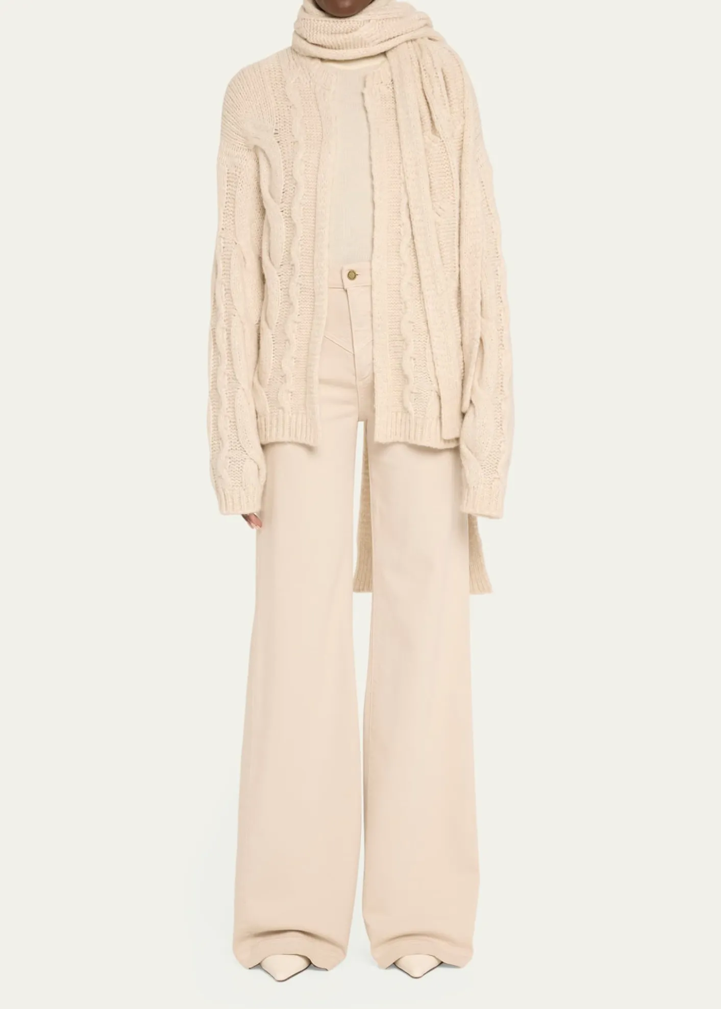 Ramy BrookAgnes Cable-Knit Sweater