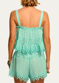 Ramy BrookAmina Eyelet Tank Top