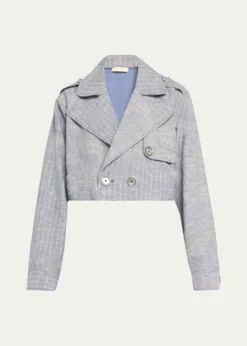 Ramy BrookAnnika Striped Cropped Jacket