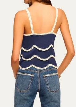 Ramy BrookAriel Embroidered Sleeveless Top