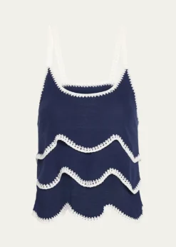 Ramy BrookAriel Embroidered Sleeveless Top