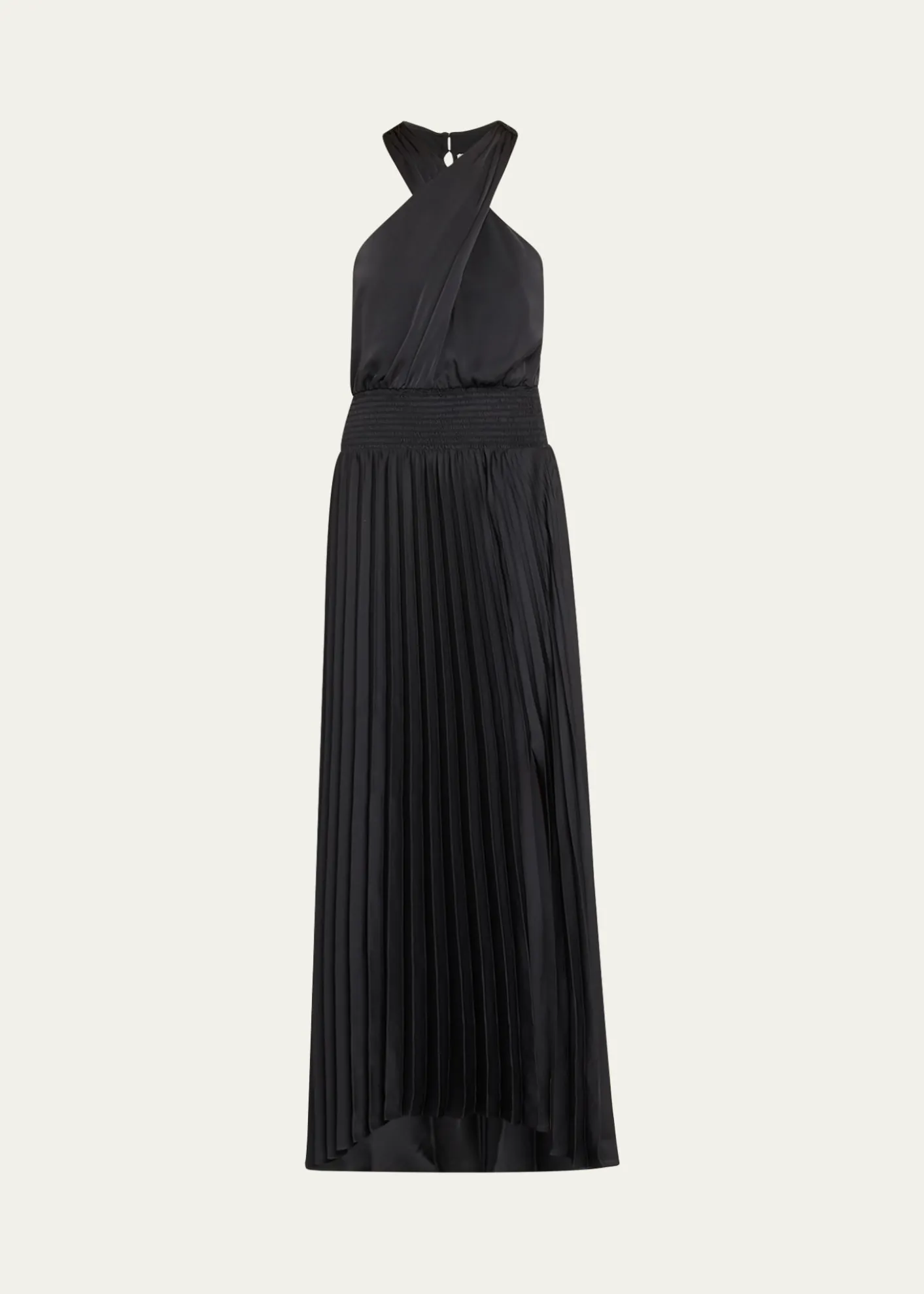 Ramy BrookArina Pleated Halter Midi Dress