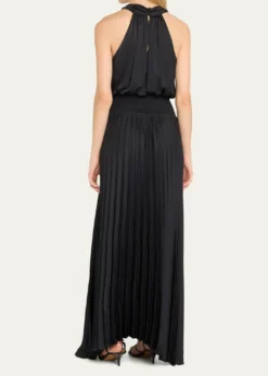 Ramy BrookArina Pleated Halter Midi Dress