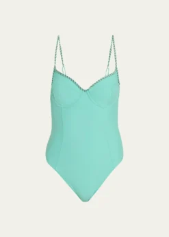 Ramy BrookBraided Jayda One-Piece Swimsuit